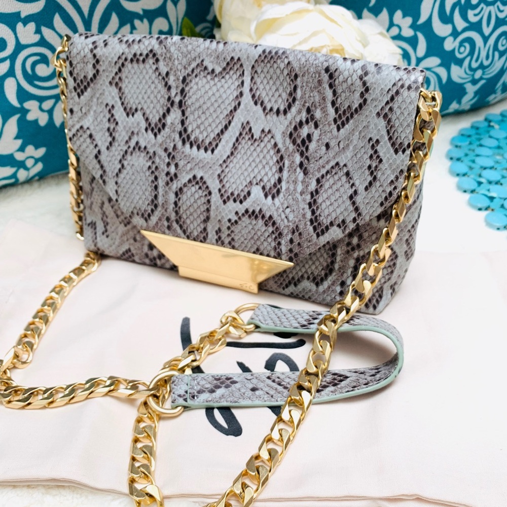 Foley+Corrina Ziggy Crossbody in Misty Viper - Picture 2 of 8